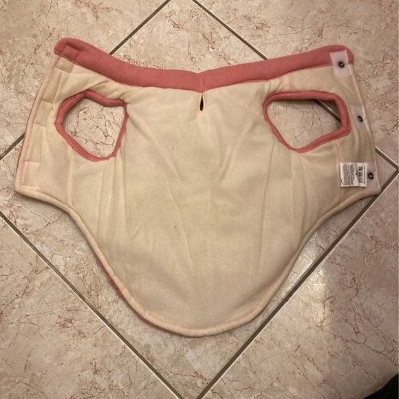 Pink Dog Vest / Coat with Bow - Picture 5 of 9